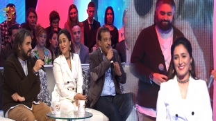 شاهد لأول مرة الممثلة المغربية “كليلة بونعيلات” و زوجها في بلاطو برنامج تغريدة
