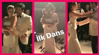 بالفيديو.. شاهد الممثل التركي بوراك و زوجته فهرية في أول رقصة لهم في خفل زفافهما الاسطوري
