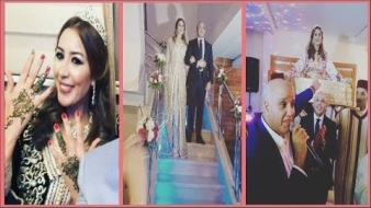 شاهدوا جديد حفل زفاف المغربية جنات مهيد و المستشار الخاص للرئيس المصري